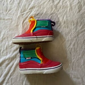 Vans Kids Colorful High-Top Sneakers